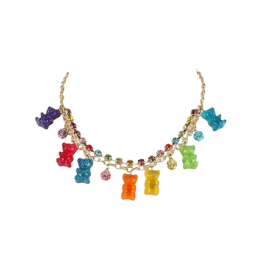 Betsey Johnson - Gummy Bear Frontal Necklace