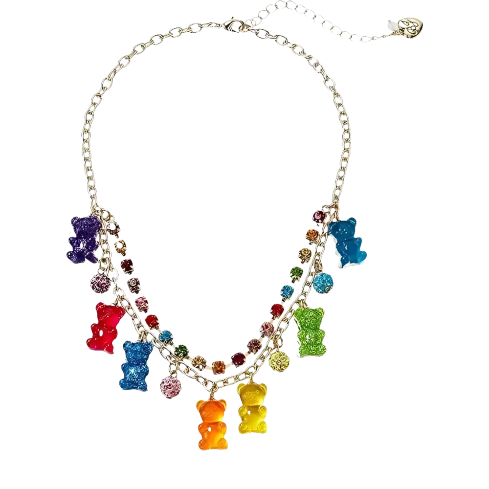 Betsey Johnson - Gummy Bear Frontal Necklace