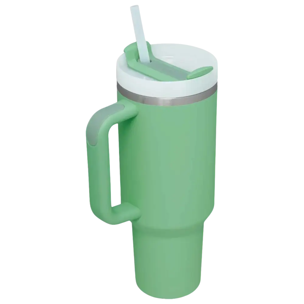 Stanley The Quencher H2.0 FlowState™ Tumbler | 40 OZ - JadeConstructed of recycled stainless steel for sustainable sipping, our 40 oz Quencher H2.0 offers maximum hydration with fewer refills. Commuting, studio workouts, dayWhat's Trendy Shop
