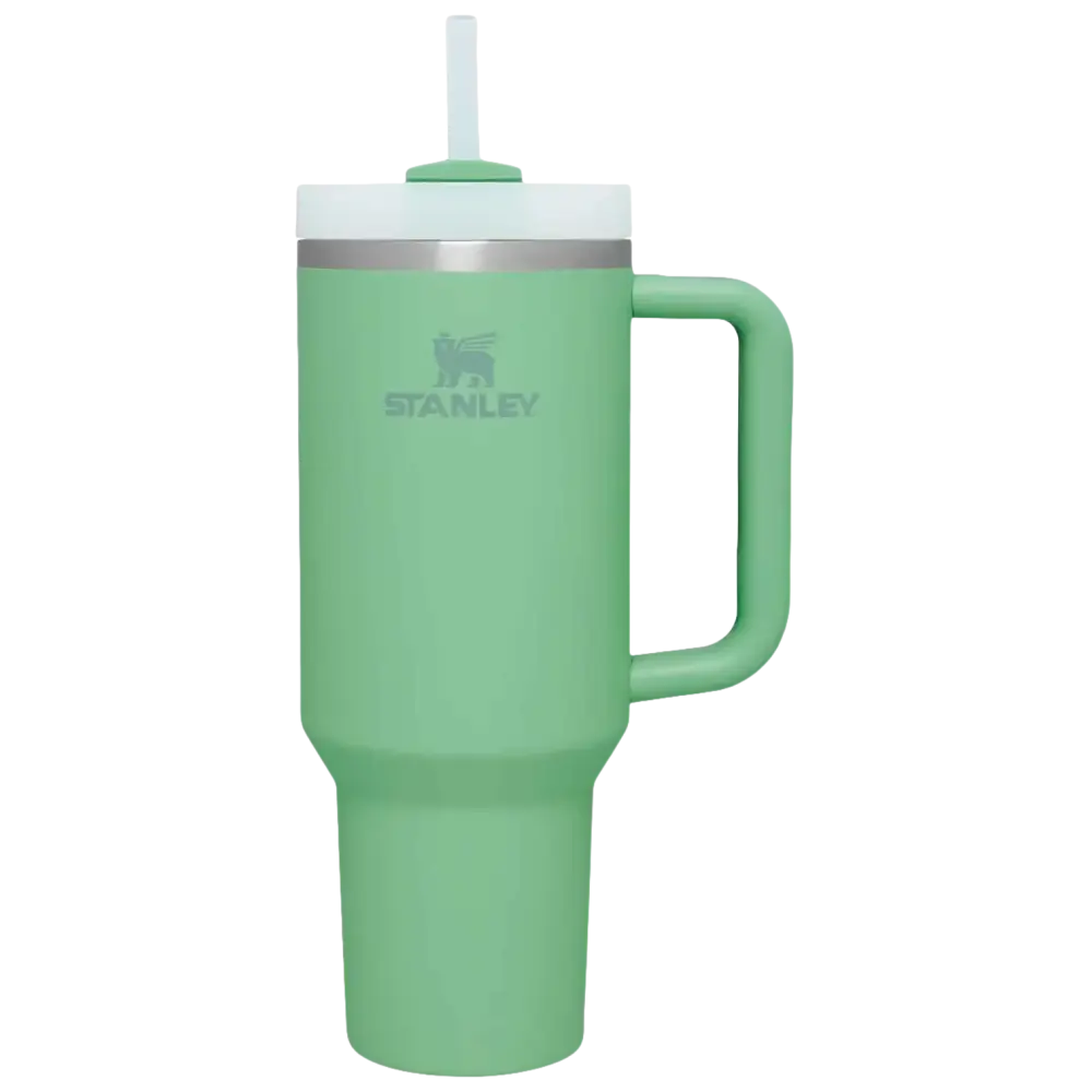 Stanley The Quencher H2.0 FlowState™ Tumbler | 40 OZ - JadeConstructed of recycled stainless steel for sustainable sipping, our 40 oz Quencher H2.0 offers maximum hydration with fewer refills. Commuting, studio workouts, dayWhat's Trendy Shop