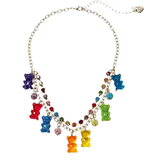 Betsey Johnson - Gummy Bear Frontal Necklace