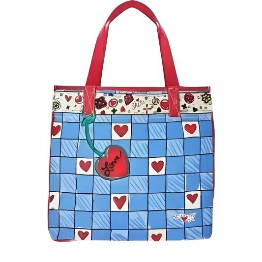 Brighton - Love Sparkle ToteIndulge in the exquisite artistry of renowned designer Tom Clancy with this striking and spacious canvas tote, embellished with his quick-sketch illustrations on eveWhat's Trendy Shop