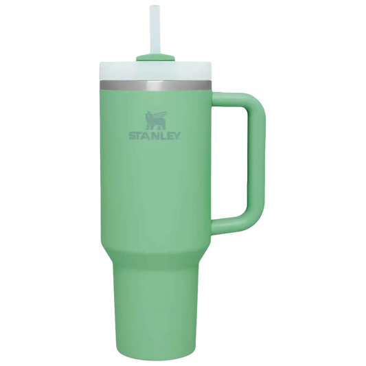 Stanley The Quencher H2.0 FlowState™ Tumbler | 40 OZ - JadeConstructed of recycled stainless steel for sustainable sipping, our 40 oz Quencher H2.0 offers maximum hydration with fewer refills. Commuting, studio workouts, dayWhat's Trendy Shop