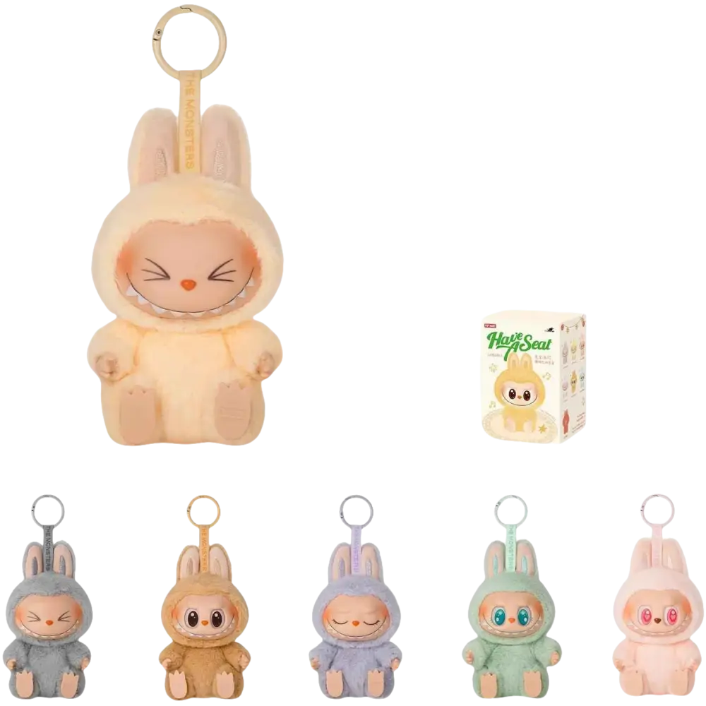 The Monsters - Have a Seat Vinyl Plush SINGLE BLIND BOX The Monsters Blind Box Figures *Authentic* - Trendy Toys & Dolls