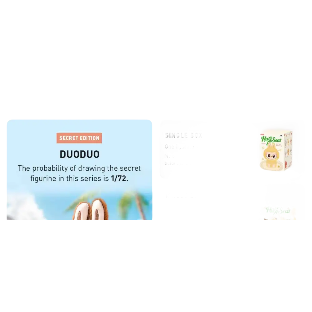 The Monsters - Have a Seat Vinyl Plush SINGLE BLIND BOX The Monsters Blind Box Figures *Authentic* - Trendy Toys & Dolls